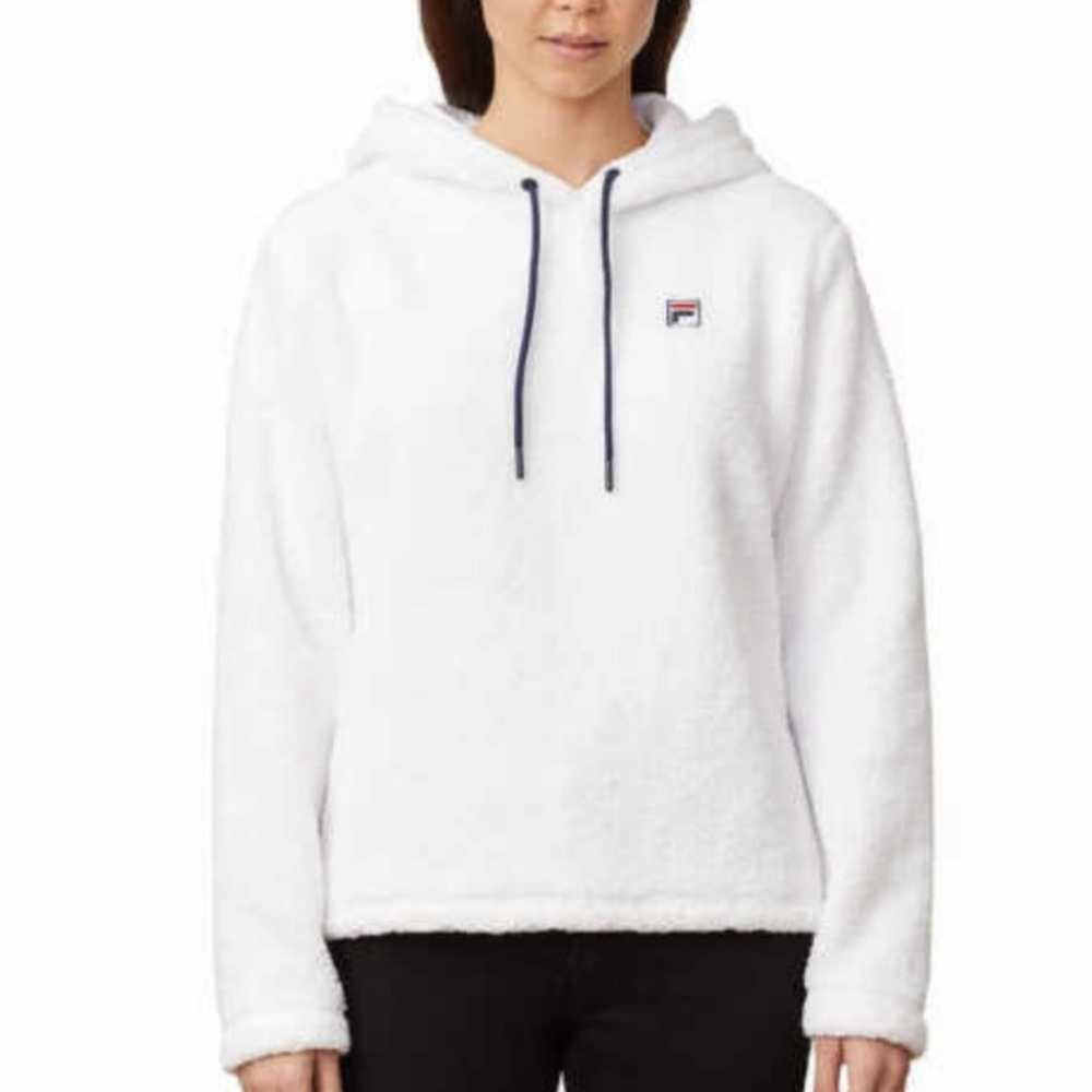 ✨ FILA Women’s Sherpa Super Soft Hoodie Pullover!